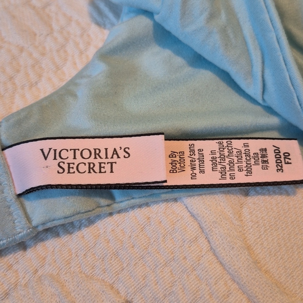 Body by Victoria women's 32 DDD light blue wireless bra NEW - Picture 5 of 8